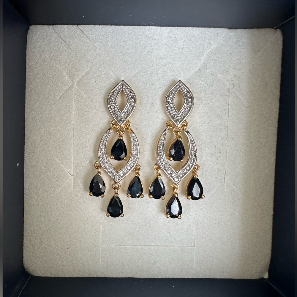 Sapphire earrings